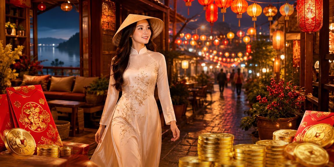 Người dùng tại Đà Lạt nhận thưởng phong bì đỏ và thưởng thức cà phê trong khi khám phá ưu đãi 6422